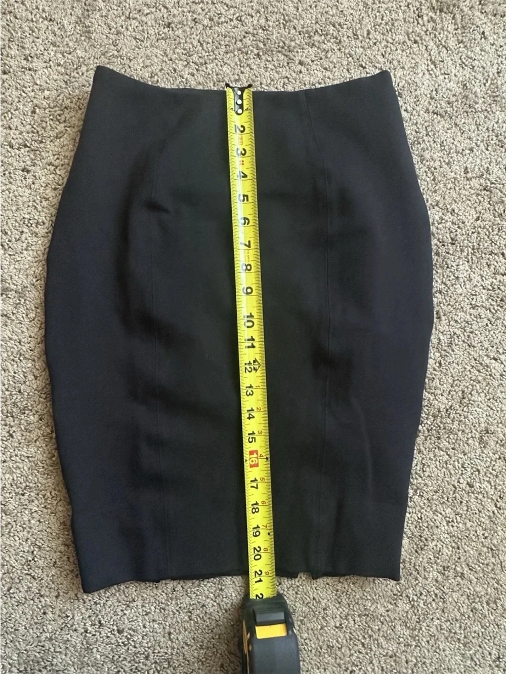 SPANX Black Tailored Pencil Skirt